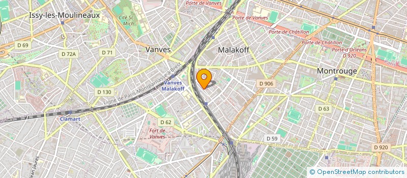 localisation de l'entreprise MADAME JULIE LIEAU  MALAKOFF