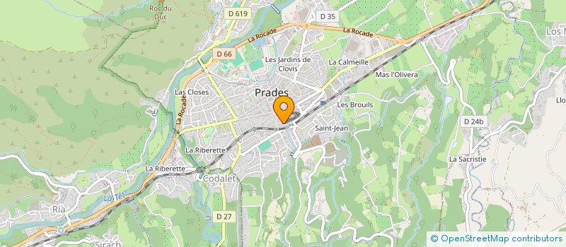 localisation de l'entreprise MADAME JULIE LO CASCIO  PRADES