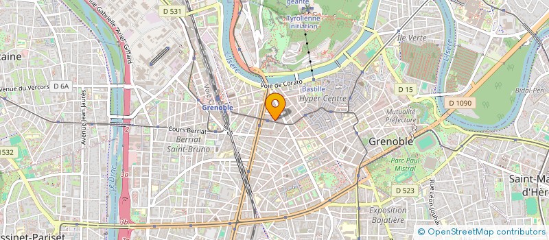 localisation de l'entreprise MADAME JULIE LOCATELLI  GRENOBLE