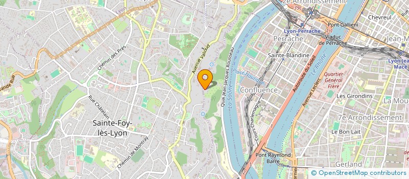 localisation de l'entreprise MADAME JULIE-LOLA LANTERI-CRAVET  LA MULATIERE