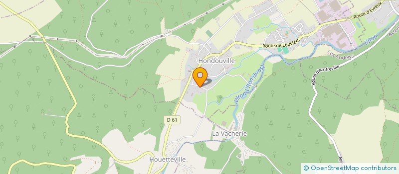 localisation de l'entreprise MADAME JULIE LOPEZ  HONDOUVILLE