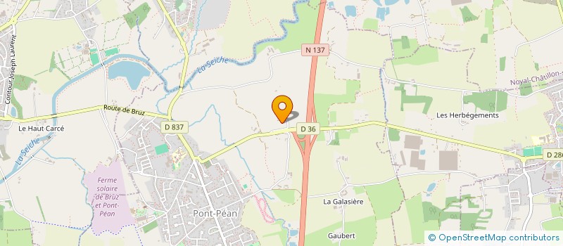 localisation de l'entreprise MADAME JULIE LOPIN  PONT-PEAN