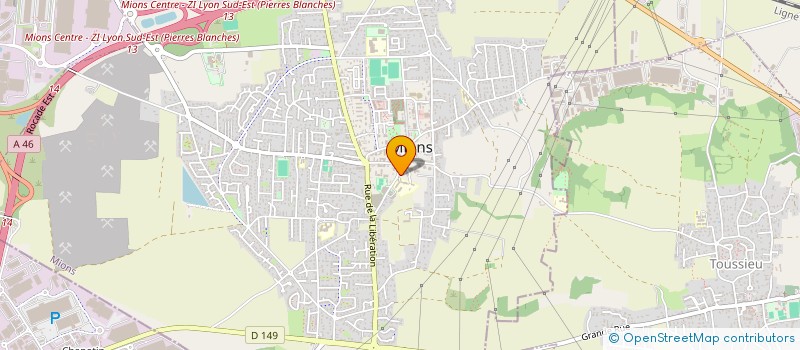 localisation de l'entreprise MADAME JULIE LORANS  ASNIERES-LES-DIJON