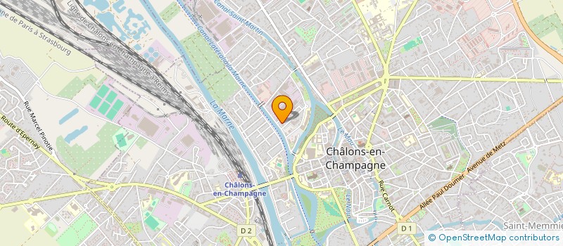 localisation de l'entreprise MADAME JULIE LORENTE  CHALONS-EN-CHAMPAGNE