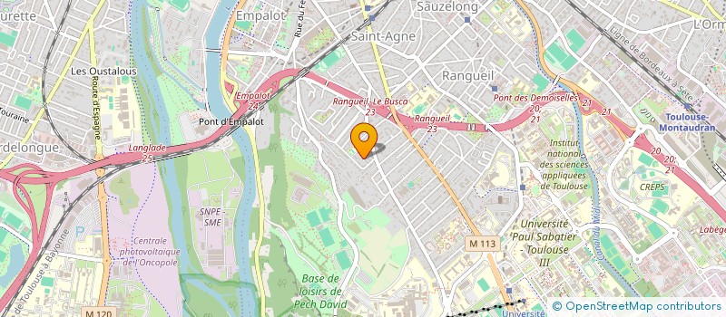 localisation de l'entreprise MADAME JULIE LORETO  TOULOUSE