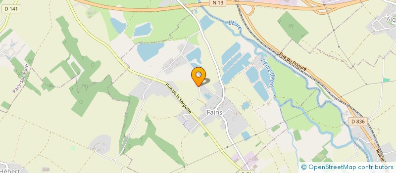 localisation de l'entreprise MADAME JULIE LORIOT  FAINS