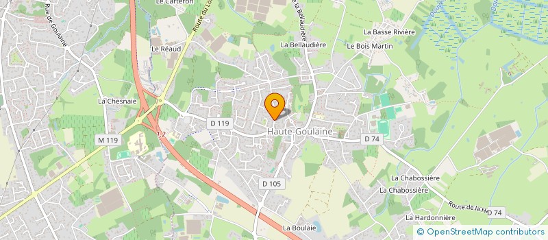 localisation de l'entreprise MADAME JULIE LORY  HAUTE-GOULAINE