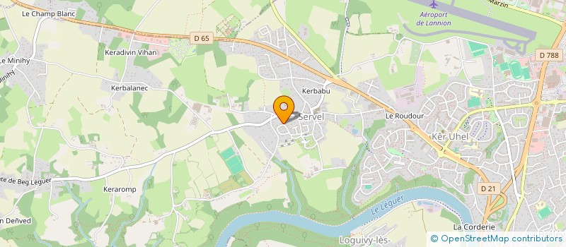 localisation de l'entreprise MADAME JULIE LOSTANLEN  LANNION