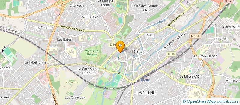 localisation de l'entreprise MADAME JULIE LOUIS à DREUX