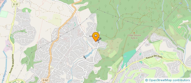 localisation de l'entreprise MADAME JULIE LOUIS à FREJUS