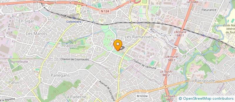 localisation de l'entreprise MADAME JULIE LOUIS à COLOMIERS