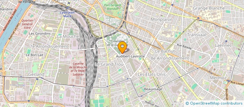localisation de l'entreprise MADAME JULIE LOURDAUX à LYON
