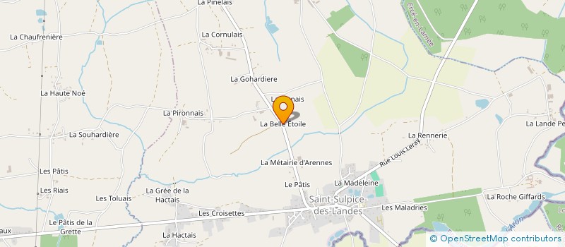 localisation de l'entreprise MADAME JULIE LOURDEAU  SAINT-SULPICE-DES-LANDES