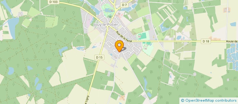 localisation de l'entreprise MADAME JULIE LOZANO à JOUY-LE-POTIER