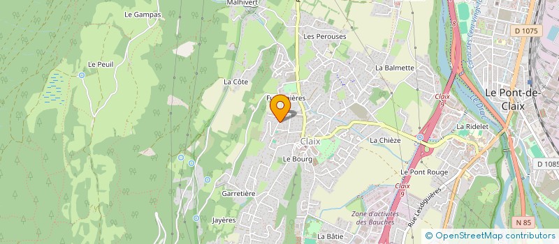 localisation de l'entreprise MADAME JULIE MAGGUILI  CLAIX