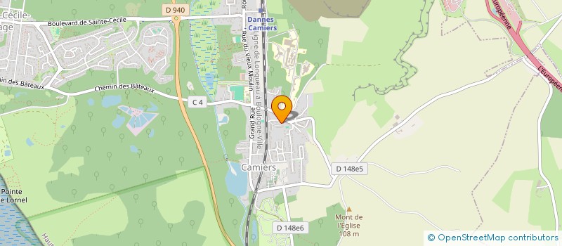 localisation de l'entreprise MADAME JULIE MAGNIER  CAMIERS