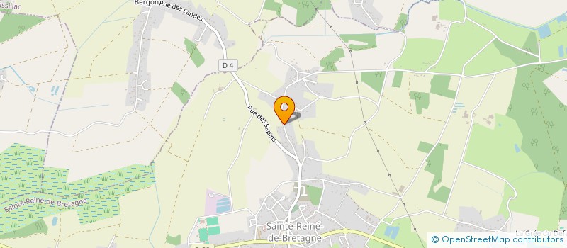 localisation de l'entreprise MADAME JULIE MAHE à SAINTE-REINE-DE-BRETAGNE