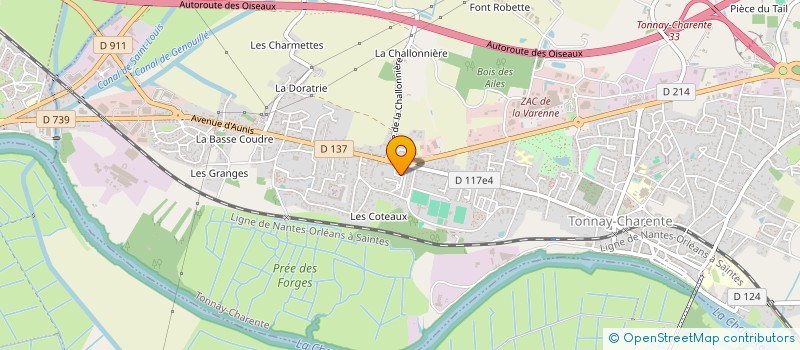 localisation de l'entreprise MADAME JULIE MAI DINH  TONNAY-CHARENTE