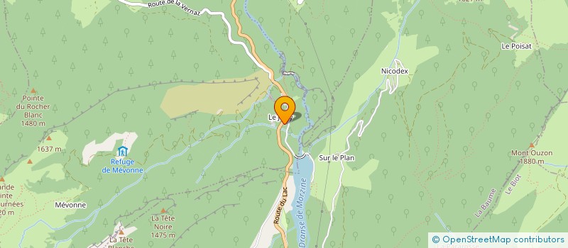 localisation de l'entreprise MADAME JULIE MAILLARD  LA VERNAZ