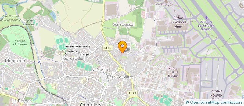localisation de l'entreprise MADAME JULIE MAILLET à COLOMIERS