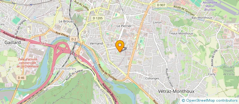 localisation de l'entreprise MADAME JULIE MAITRIAS  ANNEMASSE