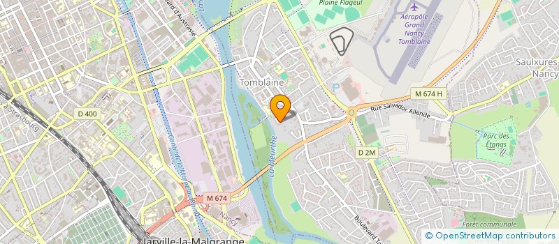 localisation de l'entreprise MADAME JULIE MALGLAIVE  TOMBLAINE