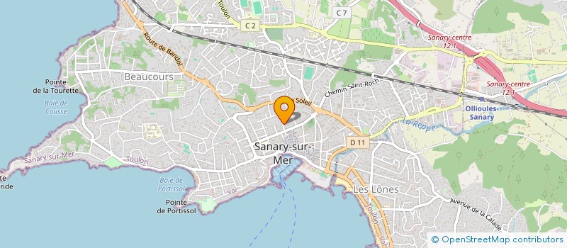 localisation de l'entreprise MADAME JULIE MALVESTITI à SANARY-SUR-MER