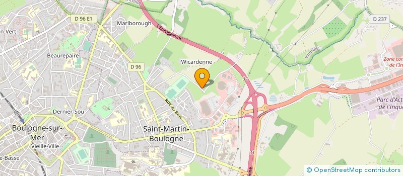 localisation de l'entreprise MADAME JULIE MANCHUEL  SAINT-MARTIN-BOULOGNE