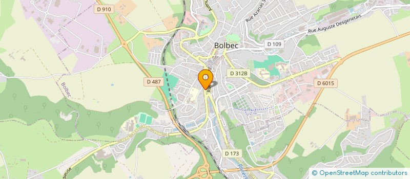 localisation de l'entreprise MADAME JULIE MANIGUET  BOLBEC