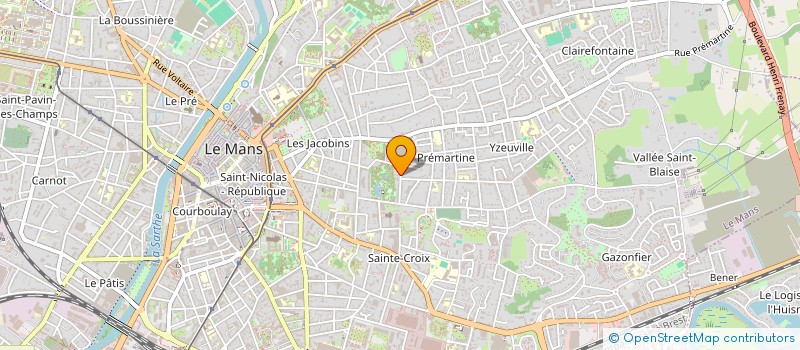 localisation de l'entreprise MADAME JULIE MARANO  LE MANS