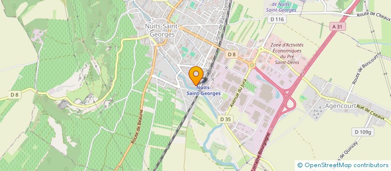 localisation de l'entreprise MADAME JULIE MARASZAK  NUITS-SAINT-GEORGES