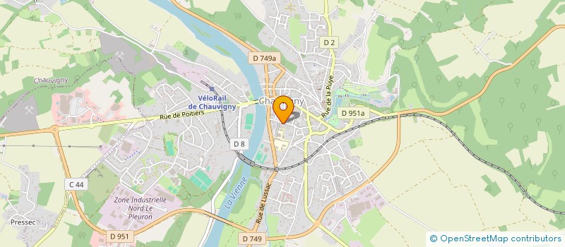 localisation de l'entreprise MADAME JULIE MARC  CHAUVIGNY