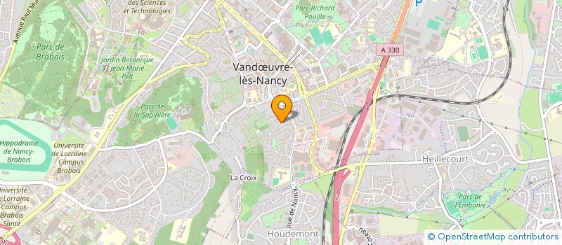 localisation de l'entreprise MADAME JULIE MARCHAL  VANDUVRE-LES-NANCY