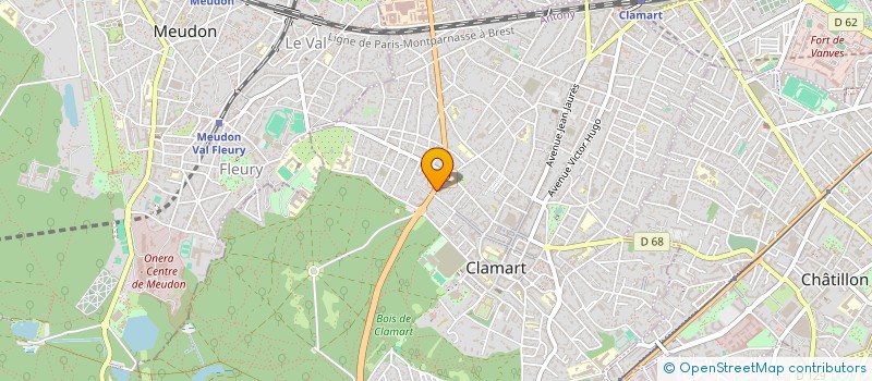 localisation de l'entreprise MADAME JULIE MARCHETTI à CLAMART