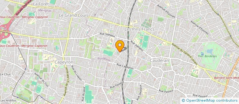 localisation de l'entreprise MADAME JULIE MARCHIVE  BORDEAUX