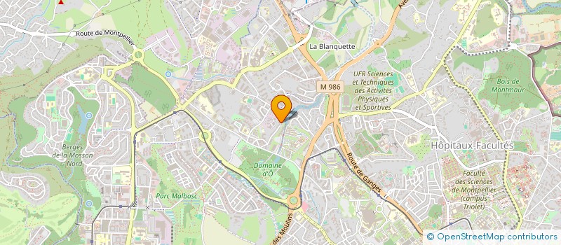 localisation de l'entreprise MADAME JULIE MARECHAL à MONTPELLIER