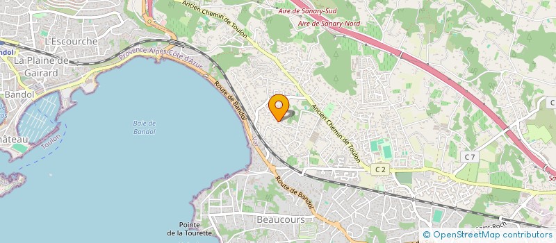 localisation de l'entreprise MADAME JULIE MARENGO à SANARY-SUR-MER