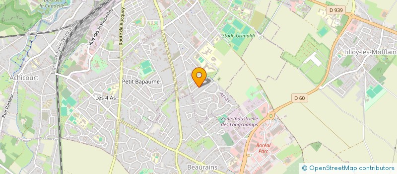 localisation de l'entreprise MADAME JULIE MARETTE à ARRAS