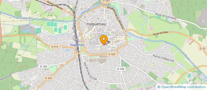 localisation de l'entreprise MADAME JULIE MARFING  HAGUENAU