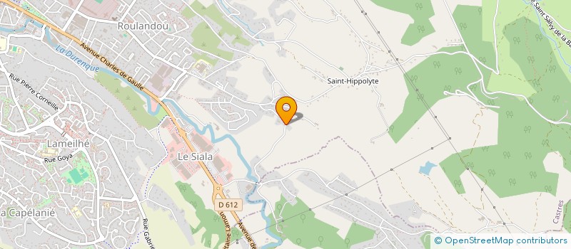 localisation de l'entreprise MADAME JULIE MARIE  CASTRES