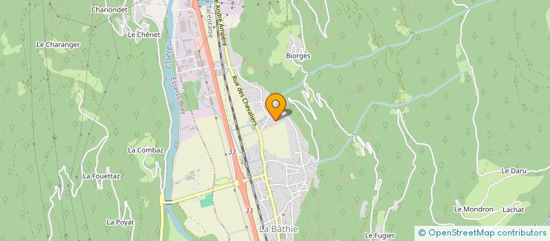 localisation de l'entreprise MADAME JULIE MARIE  LA BATHIE