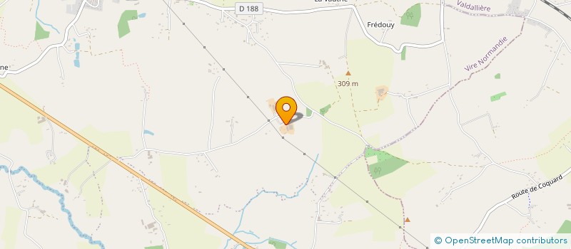 localisation de l'entreprise MADAME JULIE MARIE  VIRE-NORMANDIE