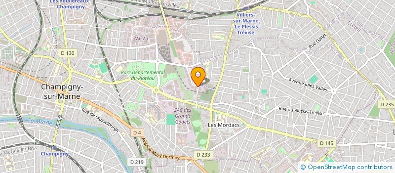 localisation de l'entreprise MADAME JULIE MARJORIE CECILE  CHAMPIGNY-SUR-MARNE