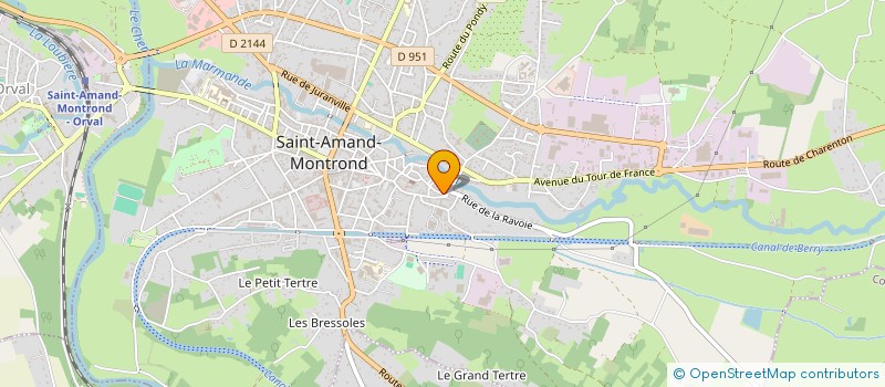 localisation de l'entreprise MADAME JULIE MARNE à SAINT-AMAND-MONTROND