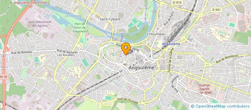 localisation de l'entreprise MADAME JULIE MAROH à ANGOULEME