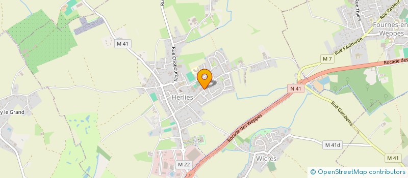 localisation de l'entreprise MADAME JULIE MARQUETTE  HERLIES
