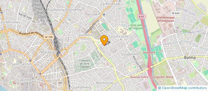 localisation de l'entreprise MADAME JULIE MARRE à TOULOUSE