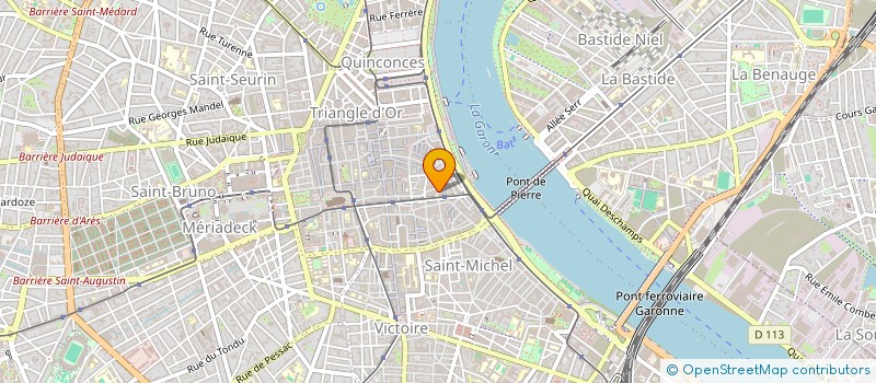 localisation de l'entreprise MADAME JULIE MARS  BORDEAUX