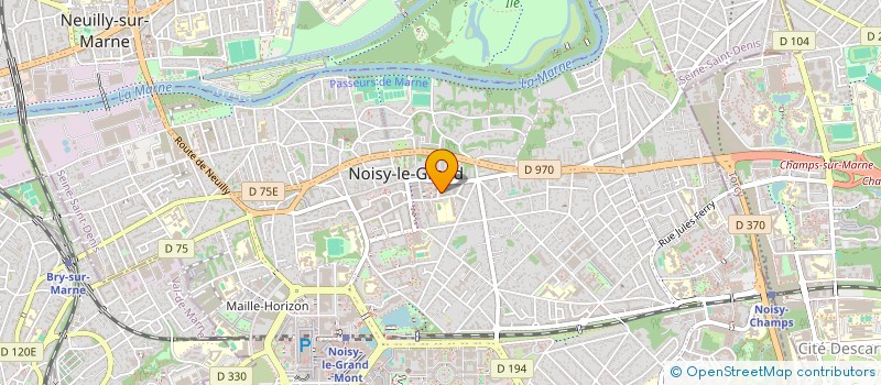localisation de l'entreprise MADAME JULIE MARSAL à NOISY-LE-GRAND