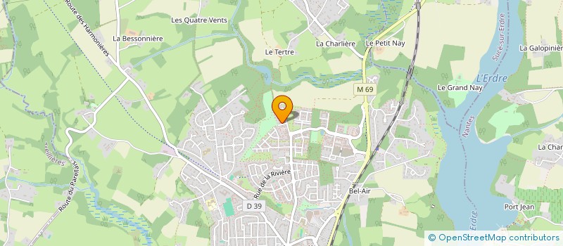 localisation de l'entreprise MADAME JULIE MARTIN à LA CHAPELLE-SUR-ERDRE